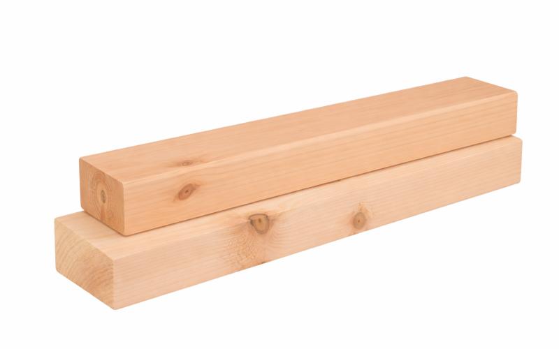 Douglas balk 10 x 10 cm geschaafd | Glad Douglas hout voor buiten