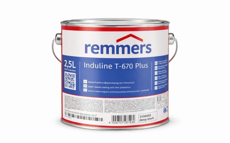 Remmers Induline T-670 Plus Houtcoating Deep Black 2,5L 5L 20L