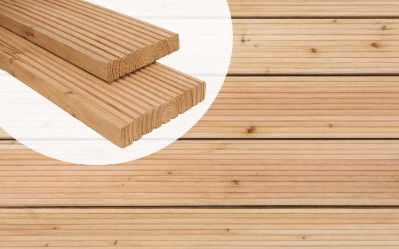 Vlonderplank Lariks Douglas 28x145 mm Groef Glad Duurzaam Terrashout Lage Prijs