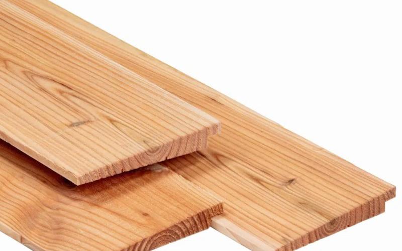 Douglas Zweeds rabat 1,2-3 x 20 cm | Douglas rabatdelen voor gevel en schutting