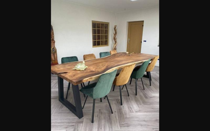 Suar boomstamtafel op maat &ndash; zelf samenstellen