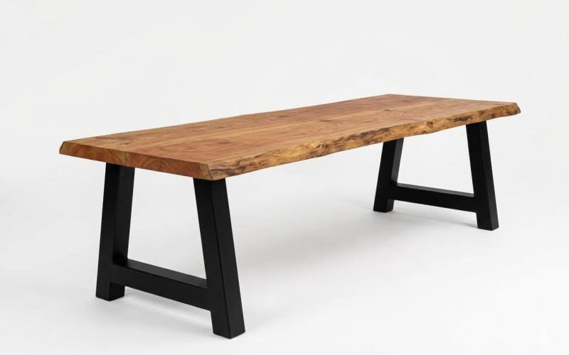 Douglas Boomstam Tuintafel - 5 cm Massief - Stel Zelf Samen - Inclusief Montage