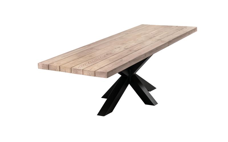 Douglas Tuintafel Bouwpakket - 5 cm Massief - Zelf Samenstellen & Monteren