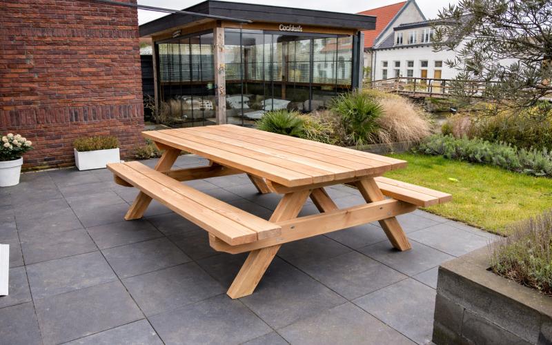 Douglas Picknicktafel Horst - Bouwpakket - 5 cm Massief - Stel Zelf Samen