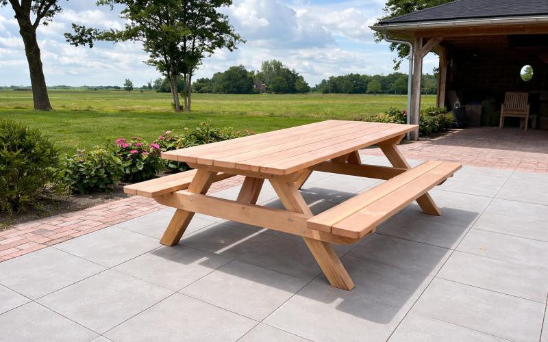 Douglas Picknicktafel Horst - Bouwpakket - 5 cm Massief - Stel Zelf Samen